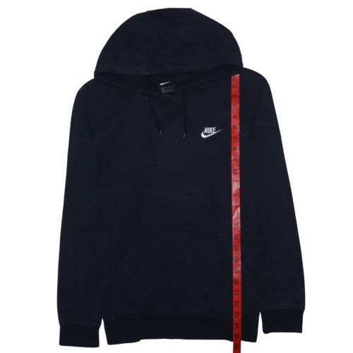 Nike Men's Black Pullover Hoodie L Logo Fleece Sweatshirt