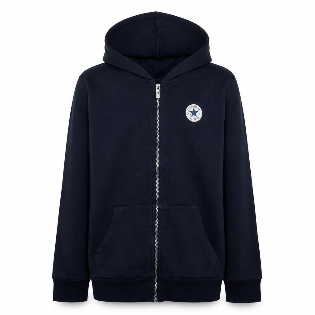 Converse Boys Navy Blue Full Zip Hoodie XL 13-15 Years Cotton Blend