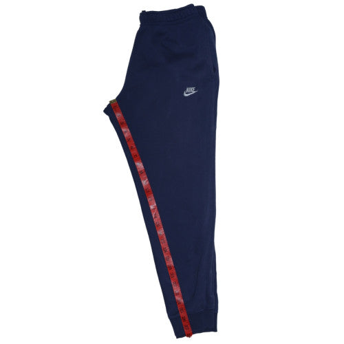 Nike Men's Blue Fleece Jogger Trousers Size M Regular Fit