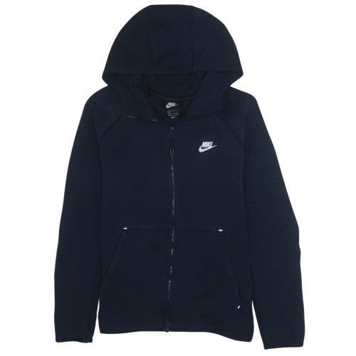 Nike Men's Blue Full Zip Hoodie Size L Fleece Sportswear