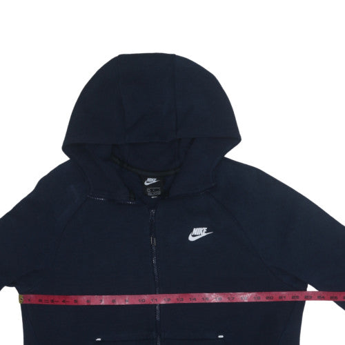 Nike Men's Blue Full Zip Hoodie Size L Fleece Sportswear