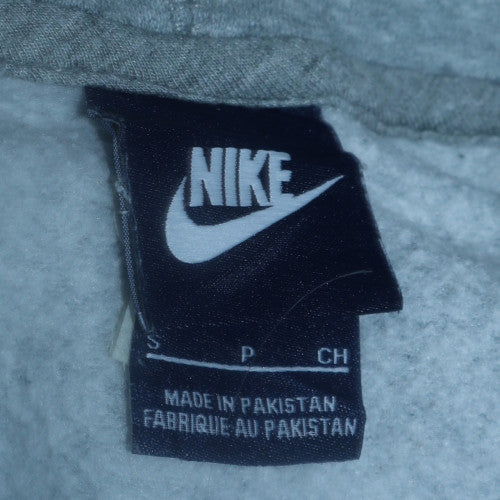 Nike Men’s Grey Full Zip Hoodie Size S Lightweight Sportswear