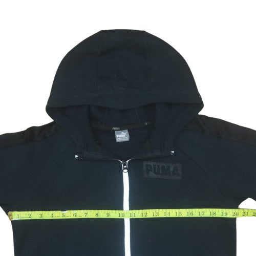 Puma Men's Black Full Zip Hoodie Fleece L Sportswear