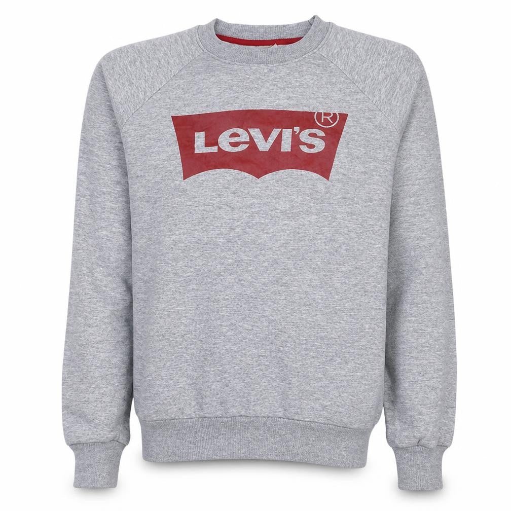 Levi's Men's Grey Logo Pullover Sweatshirt Size M Regular Fit