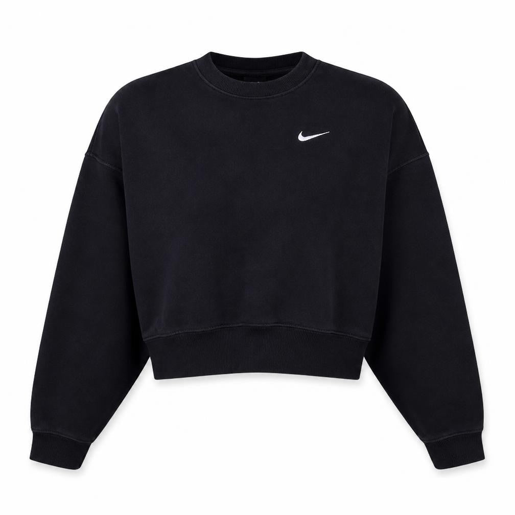 Nike Men's Black Crew Neck Pullover Sweatshirt M Regular Fit