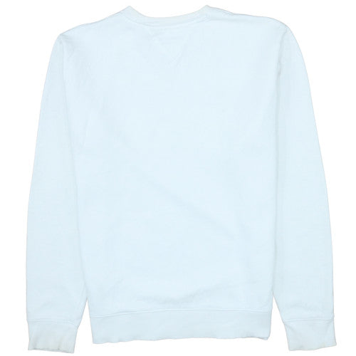 Tommy Hilfiger Men's White XXL Crew Neck Pullover Sweatshirt