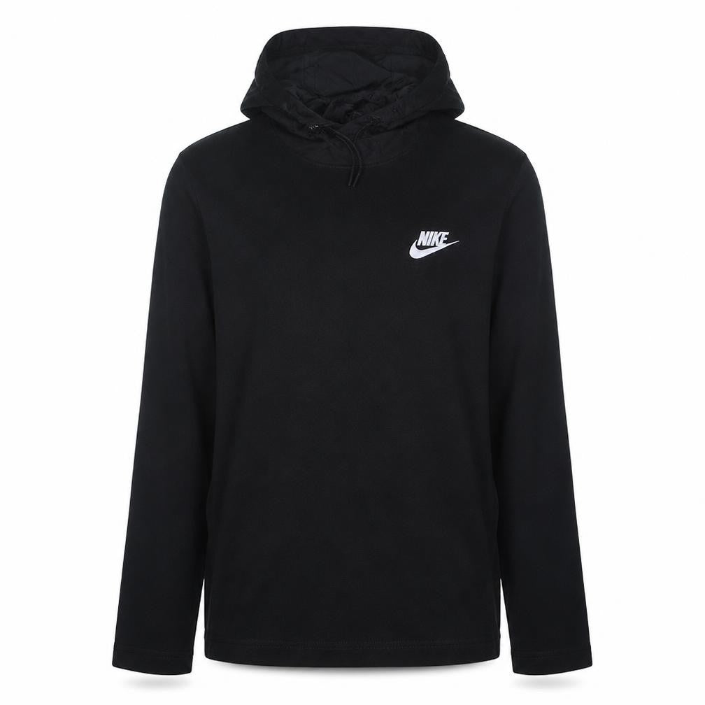 Nike Men's Black Pullover Hoodie Medium Logo Graphic Sweatshirt