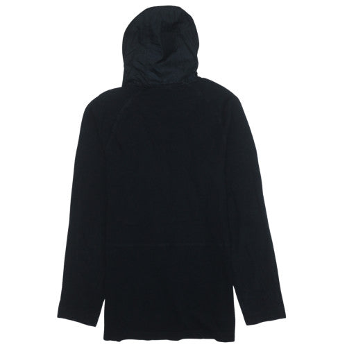 Nike Men's Black Pullover Hoodie Medium Logo Graphic Sweatshirt