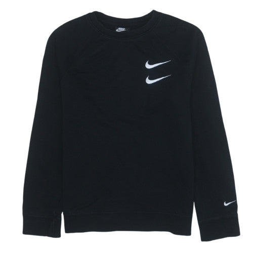Nike Mens Black XL Pullover Crew Neck Graphic Sports Sweatshirt
