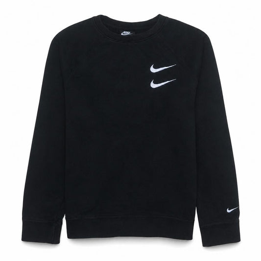 Nike Mens Black XL Pullover Crew Neck Graphic Sports Sweatshirt