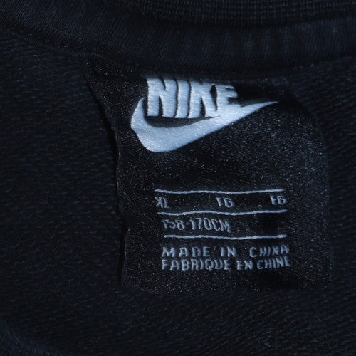 Nike Mens Black XL Pullover Crew Neck Graphic Sports Sweatshirt