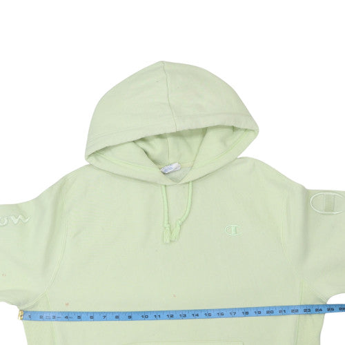 Champion Men's Green Pullover Hoodie Large Reverse Weave