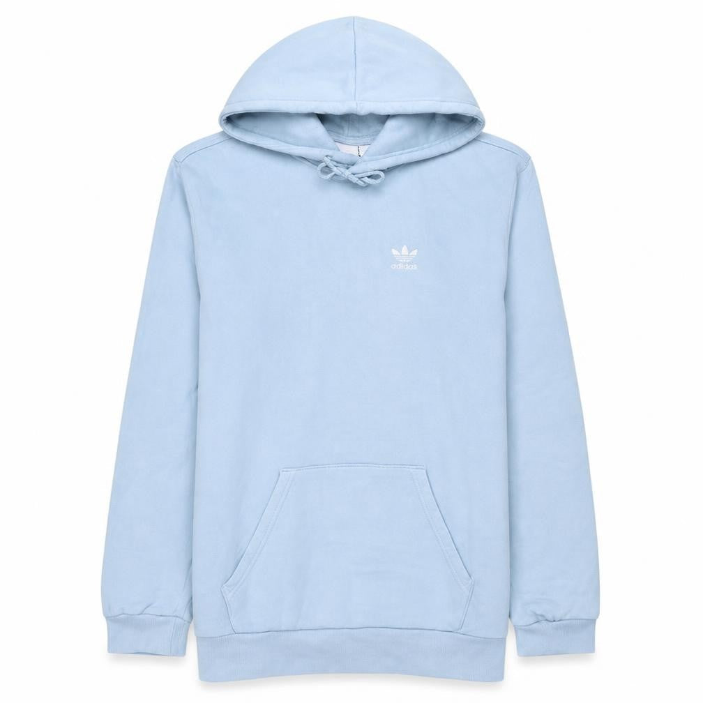 Adidas Mens Blue XS Pullover Hoodie with Logo Pocket Casual