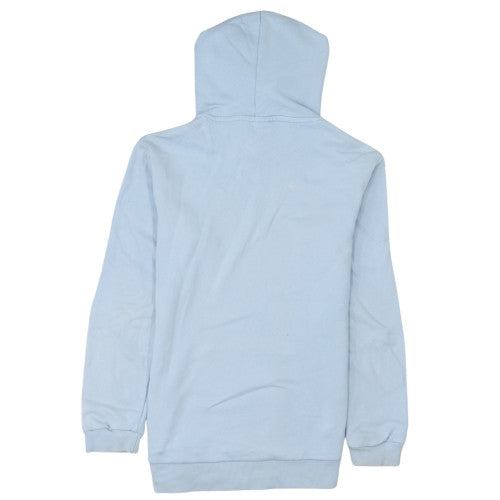 Adidas Mens Blue XS Pullover Hoodie with Logo Pocket Casual