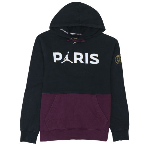 Nike Jordan Paris Men's Black Pullover Hoodie Size M Regular Fit