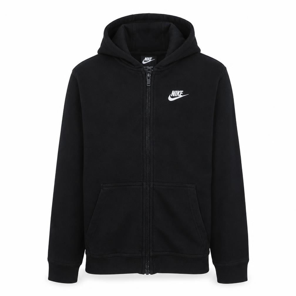 Nike Teens Black Full Zip Hoodie L Regular Fit Sportswear