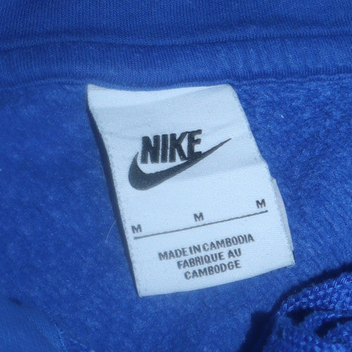 Nike Men’s Blue Pullover Hoodie M Regular Fleece Sportswear