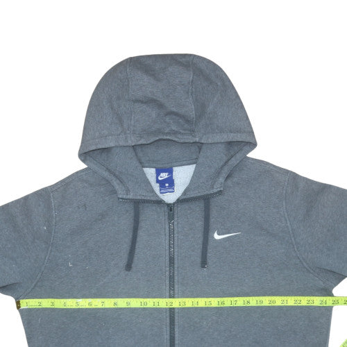 Nike Men's Grey Full Zip Hoodie L Regular Fit Sportswear