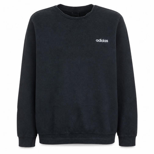 Adidas Men's Black L Pullover Crew Neck Fleece Sweatshirt