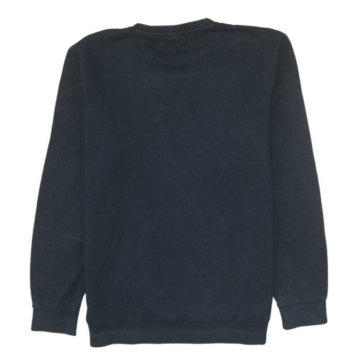 Adidas Men's Black L Pullover Crew Neck Fleece Sweatshirt
