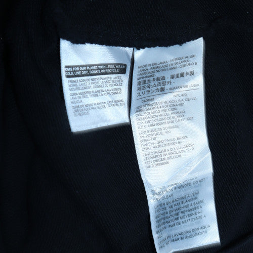 Levi's Men's Black NYC Rhinestone Logo Pullover Hoodie Size S