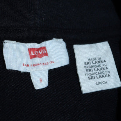 Levi's Men's Black NYC Rhinestone Logo Pullover Hoodie Size S