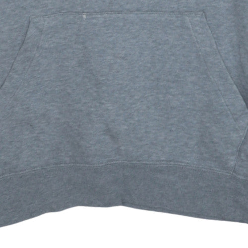 Nike Men's Grey Pullover Hoodie L Fleece Sportswear