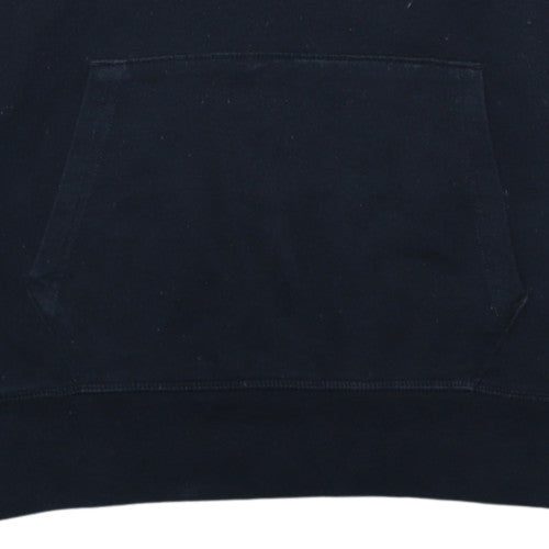 Levi's Womens Black Pullover Hoodie S Logo Print Casual