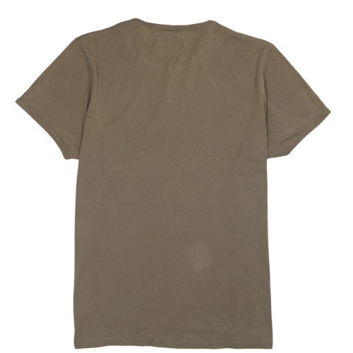 G-Star RAW Men's Beige Crew Neck Cotton Short Sleeve T-Shirt XXL