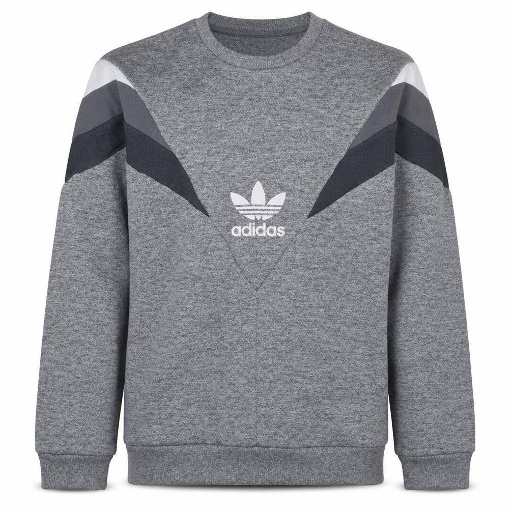 Adidas Men's Grey Crew Neck Sweatshirt Size M Sports Pullover