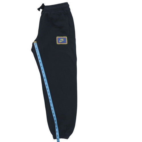 Nike Womens Black Fleece Sweatpants Small Logo Comfort Fit