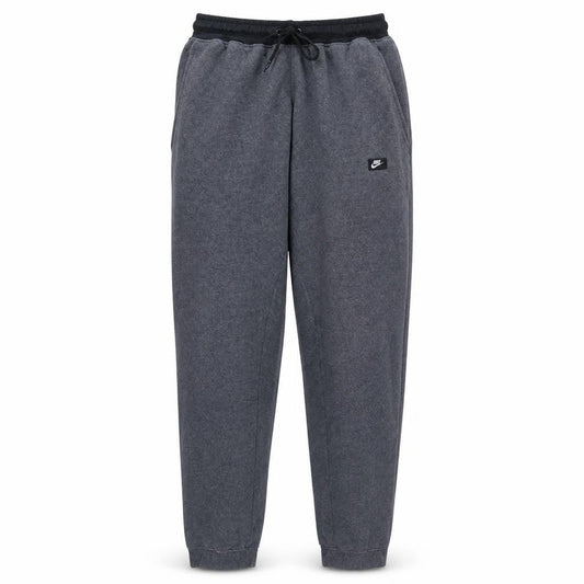 Nike Men Grey Fleece Jogger Trousers L Regular Fit