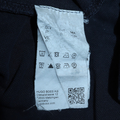 Hugo Boss Men's Black Regular Fit Cotton Polo Shirt M