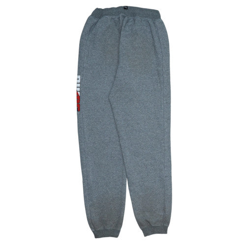 Puma Boys Grey Jogger Trousers 14 Years Elastic Waist Fleece Sweatpants