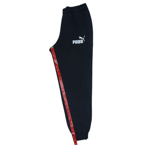 Puma Boys Black XL Jogger Sweatpants 14-15 Years Cotton Blend Elastic Waist