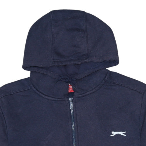 Slazenger Men's Blue Full Zip Hoodie Size M Sports Fleece