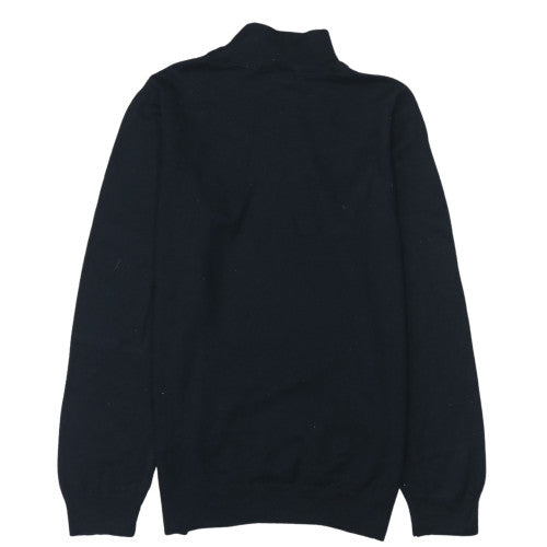 U.S. Polo Assn. Men Black Roll Neck Cotton Pullover Jumper M