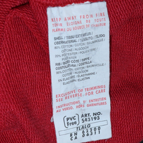 Puma Men's Red Crew Neck Pullover Sweatshirt M