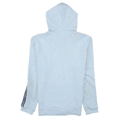 Tommy Hilfiger Men's Grey Full Zip Hoodie XL Classic Logo