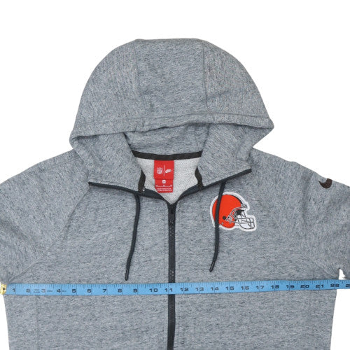 Nike Men's Grey Full Zip Hoodie NFL Sports Regular Fit M