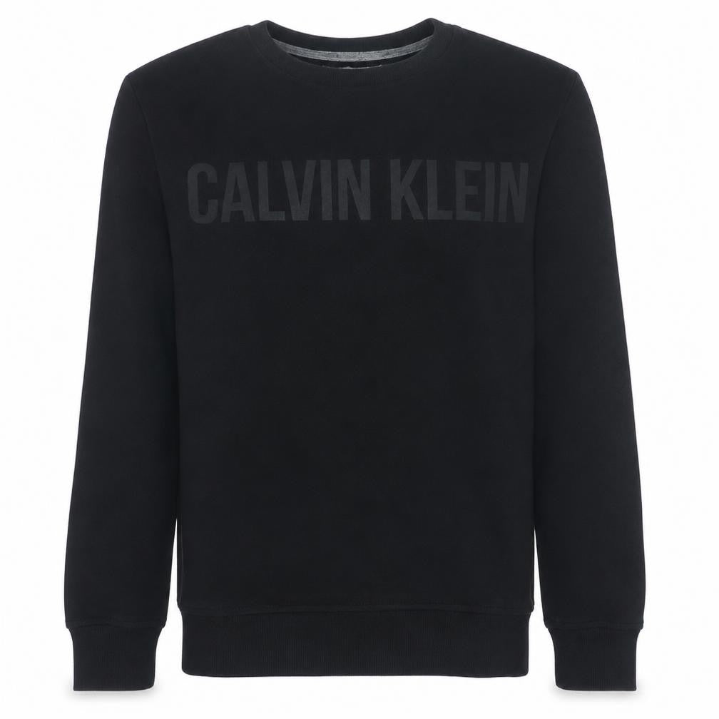 Calvin Klein Jeans Men's Black L Crew Neck Logo Sweatshirt