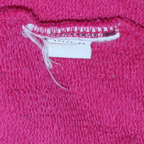 Nike Womens Pink Crew Neck Logo Pullover Sweatshirt M