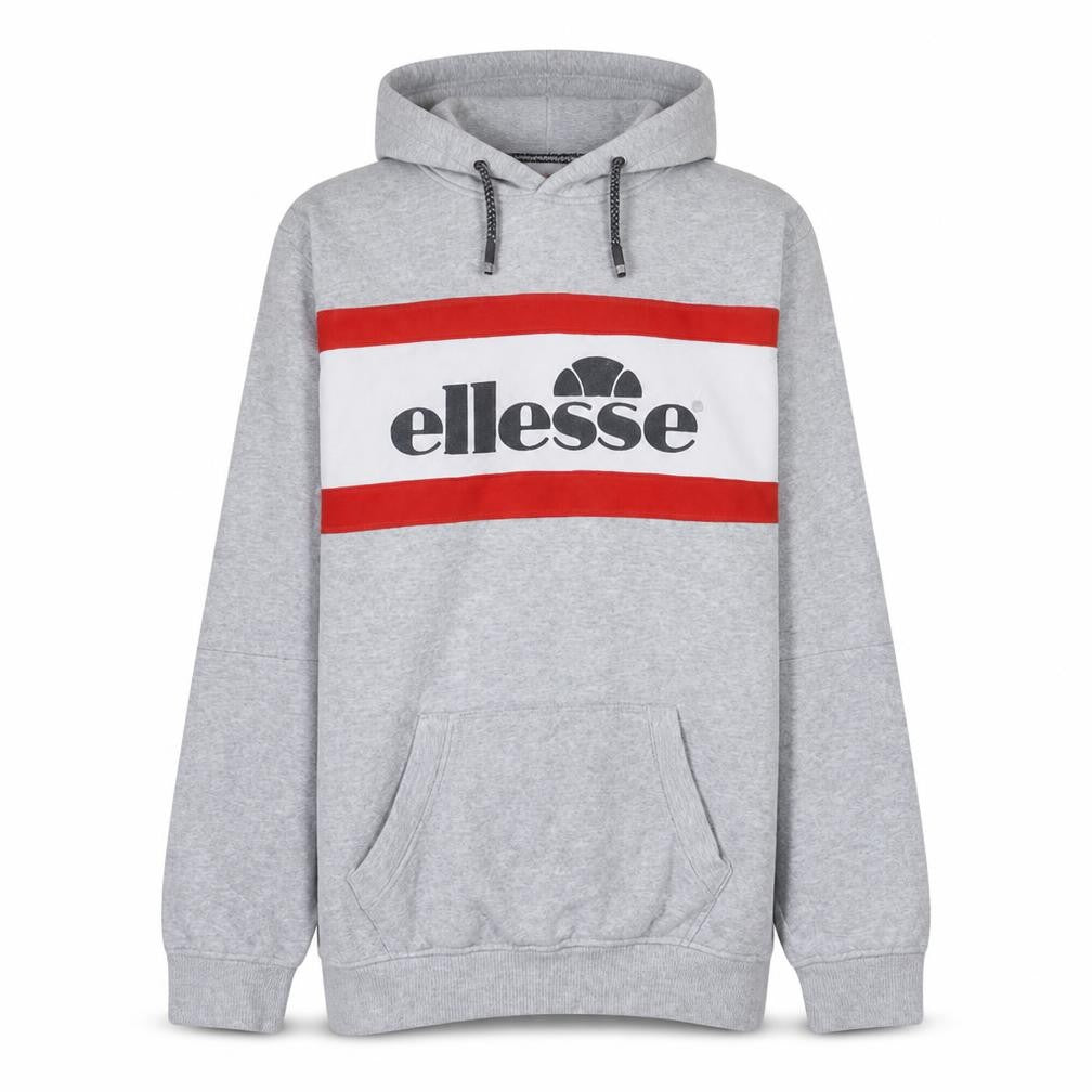 Ellesse Boys Grey Hoodie 16 Years Pullover Fleece Logo Sweatshirt