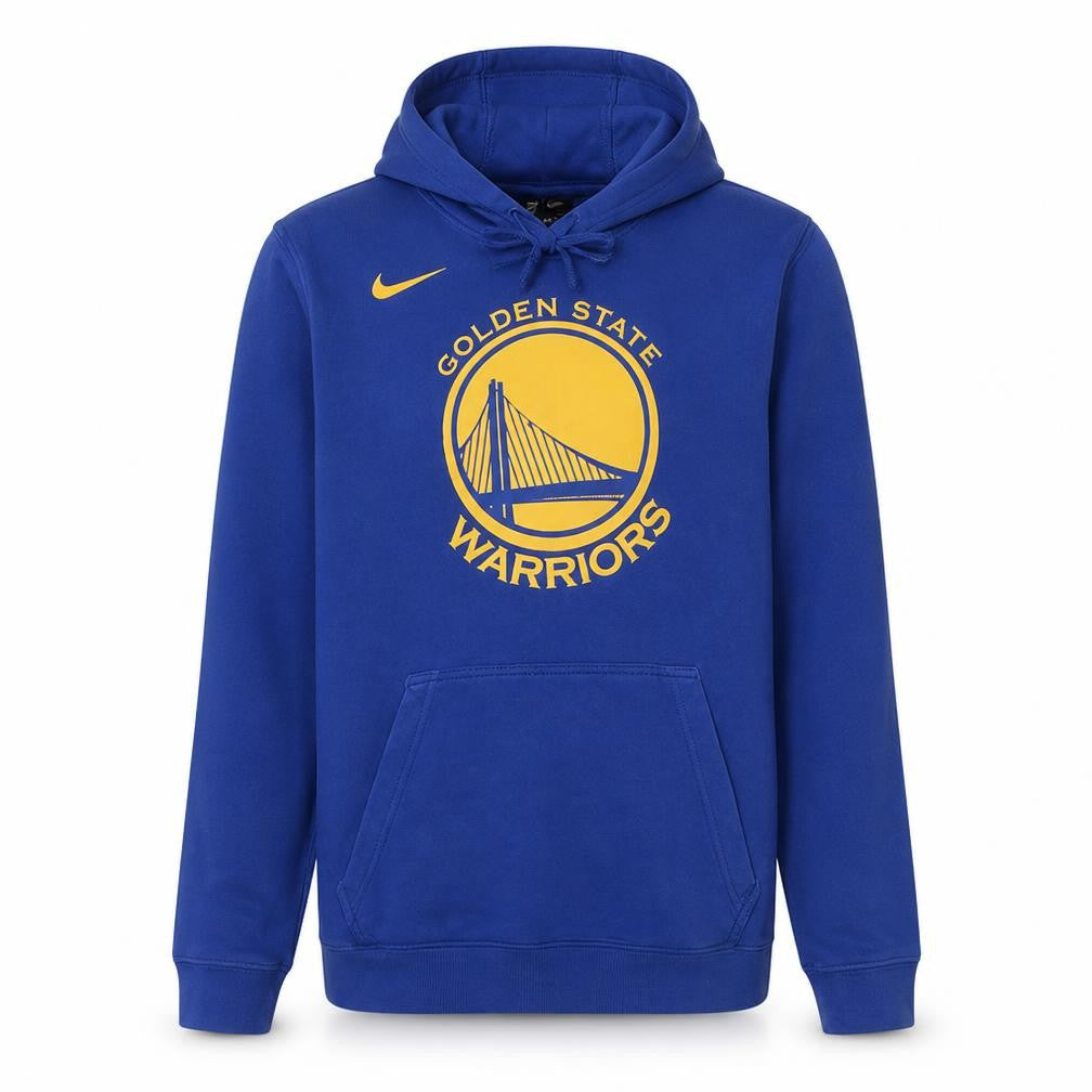 Nike Mens Blue Golden State Warriors Pullover Hoodie M