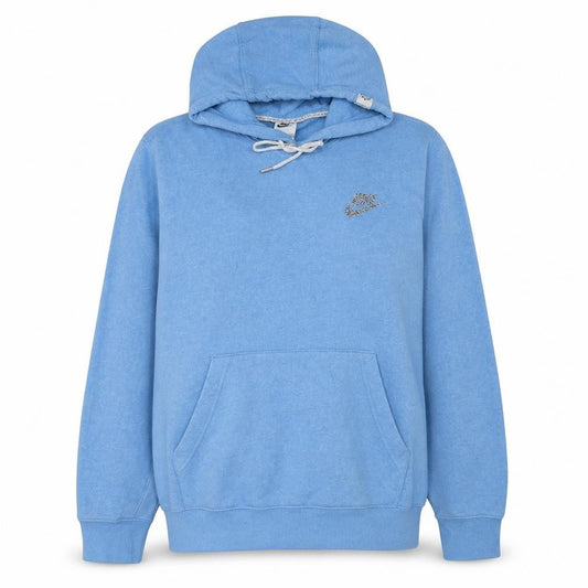 Nike Women's Blue Pullover Hoodie Small Cotton Blend Casual
