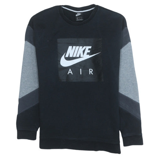 Nike Men's Black M Fleece Pullover Sweatshirt with Logo
