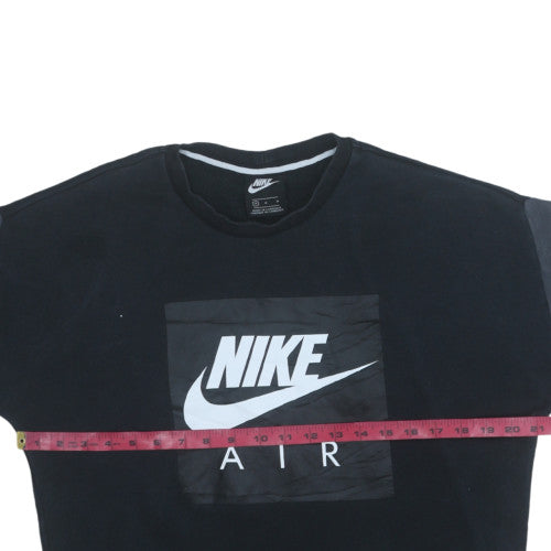 Nike Men's Black M Fleece Pullover Sweatshirt with Logo