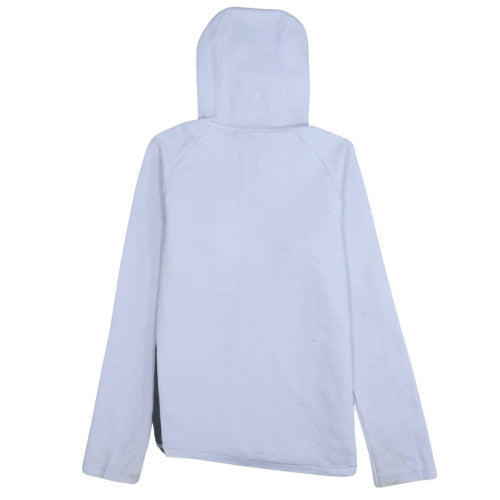Puma Girls White Full Zip Hoodie 15-16 Years Sportswear Cotton Blend