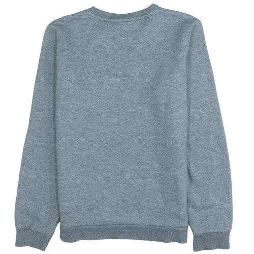 Puma Boys Grey Pullover Sweatshirt 13-14 Years Crew Neck Fleece Logo