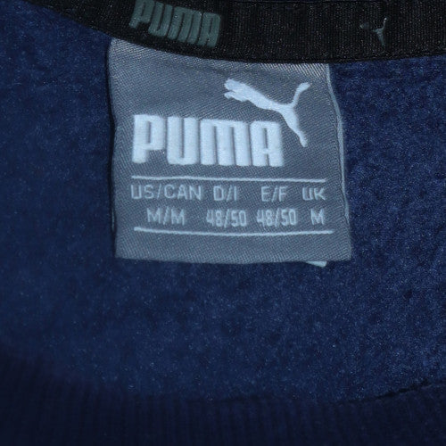 Puma Men's Blue Crew Neck Pullover Sweatshirt Size M